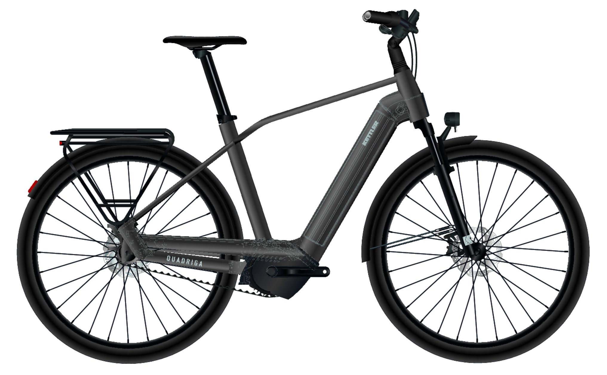 Kettler Quadriga P5 Belt 28" Bosch 625Wh