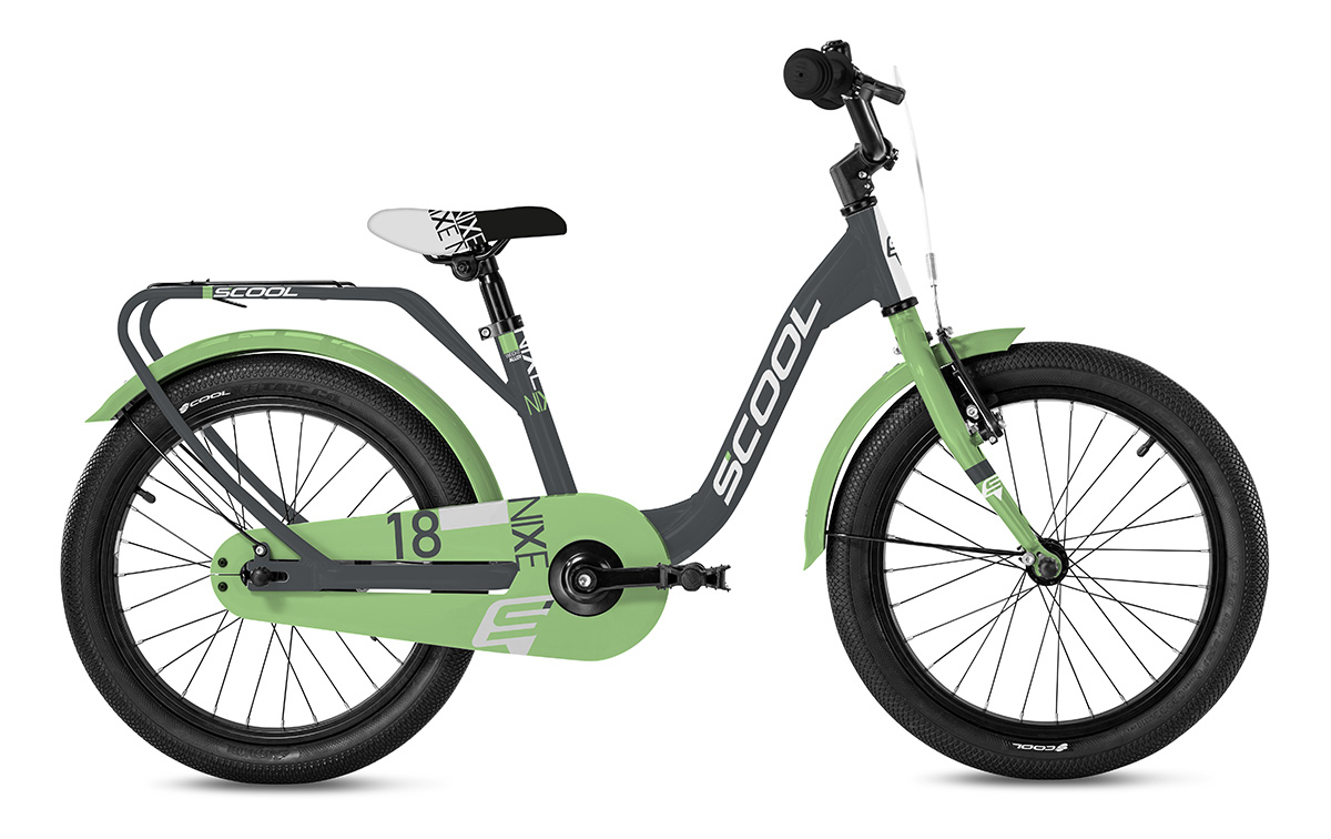 S'Cool niXe 1S 18R Dunkelgrau/Grün